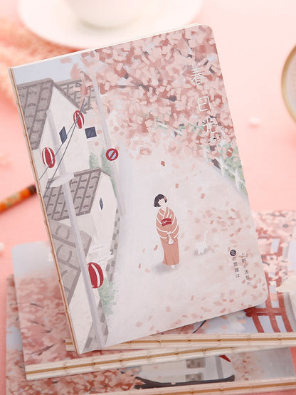 Kawaii Cherry Blossom Journal-