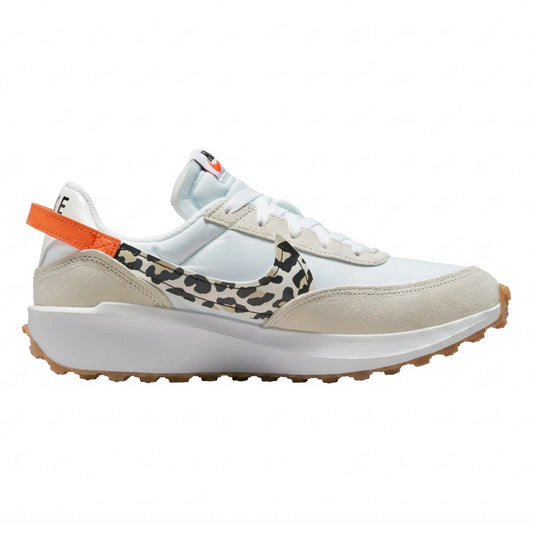 Nike Women's Waffle Debut 'White Team Orange Leopard ' Shoes