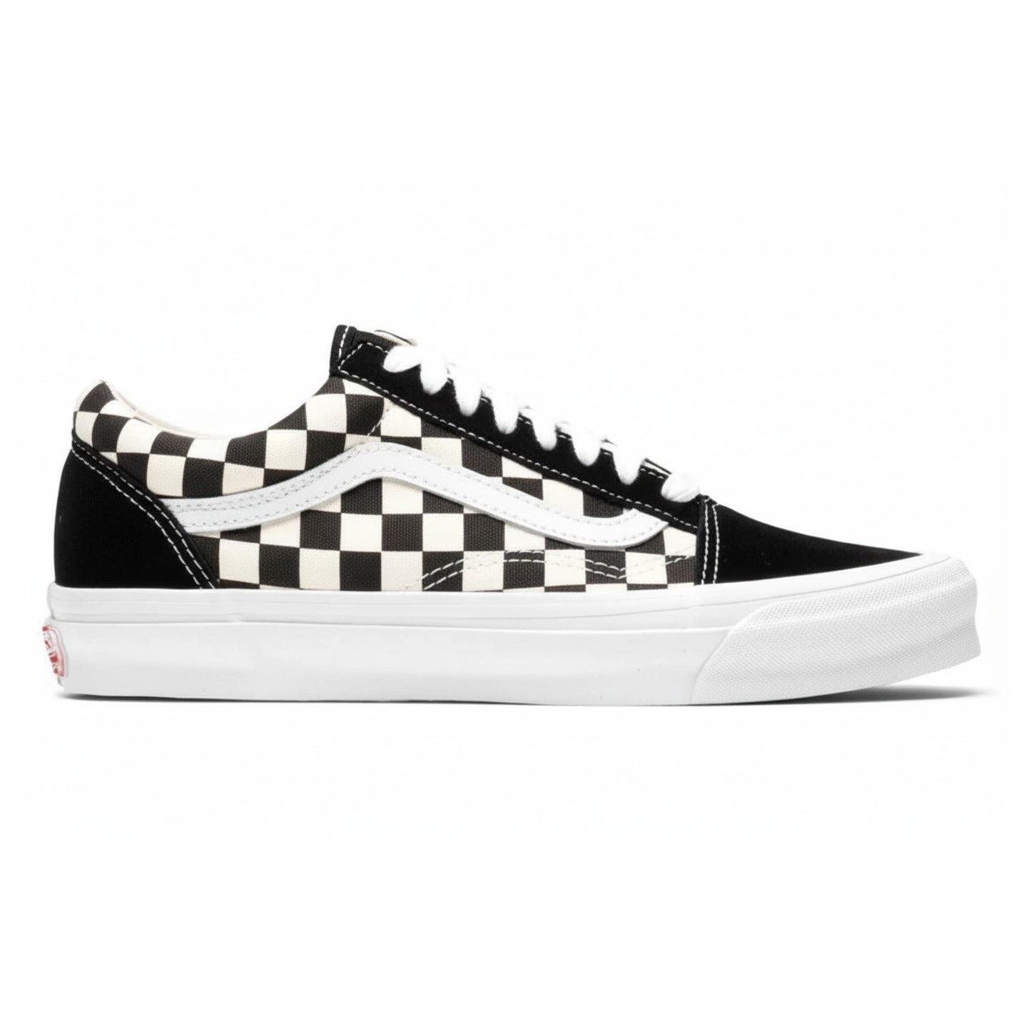 Vans Men's Vault Ua Og Old Skool Lx 'Checkerboard Black' Sneakers