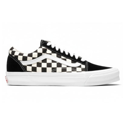 Vans Men's Vault Ua Og Old Skool Lx 'Checkerboard Black' Sneakers