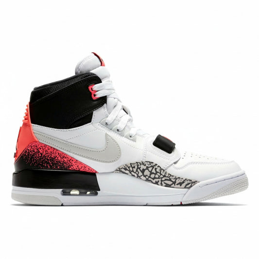 Vans Men's Air Jordan Legacy 312 'Tech Challenge 2 Hot Lava' Sample Sneakers