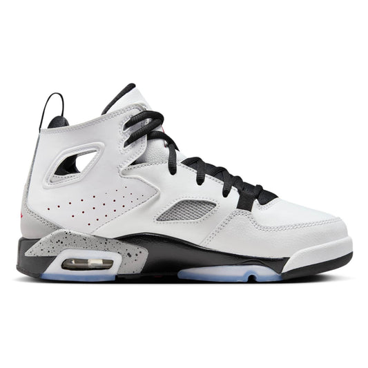 Air Jordan Grade School Flight Club 91 Gs 'White Metallic Silver' Sneakers