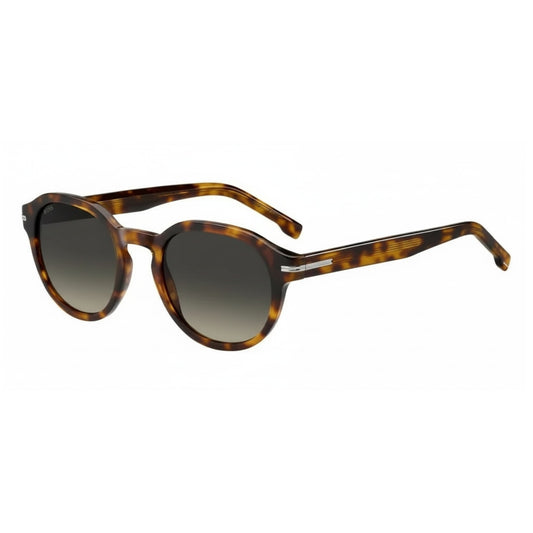 Boss By Hugo Boss Unisex Full‑Rim Acetate Frame In Havana Brown