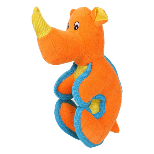 Pet Life Cartoon Funimal Plush Animal Squeak Chew Tug Dog Toy
