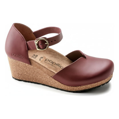 Birkenstock Mary Leather Wine