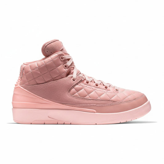 Grade School Air Jordan Retro 2 'Just Don Arctic Orange' Sample Sneakers