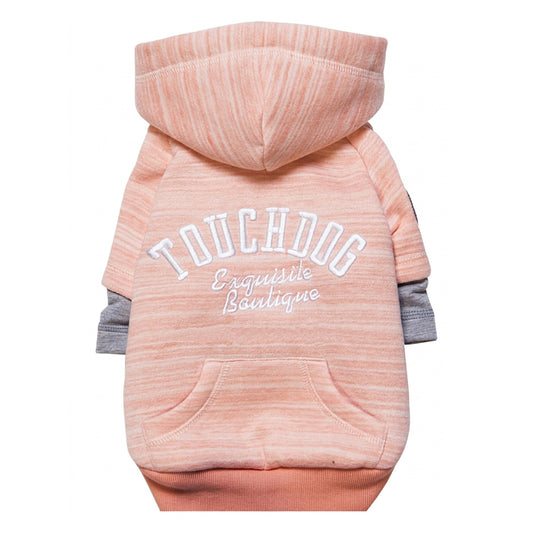 Pet Life Touchdog Hampton Beach Designer Ultra Soft Sand-Blasted Cotton Pet Dog Hoodie Sweater