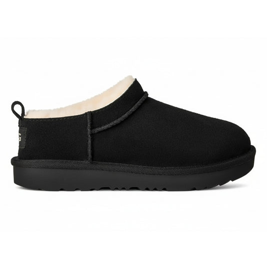 UGG Kids' Classic Micro Slipper 'Black'