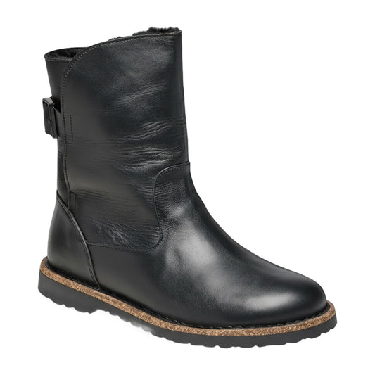 Birkenstock Unisex Uppsala Shearling Therm Rubber Black