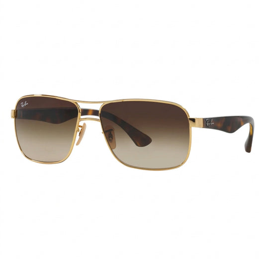 Ray-Ban Square Sunglasses RB3516 / Arista - Brown Gradient