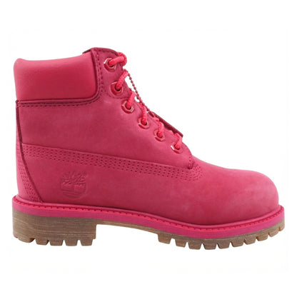 Timberland Youth Preschool 6 Inch Premium 'Pink Red Rose'
