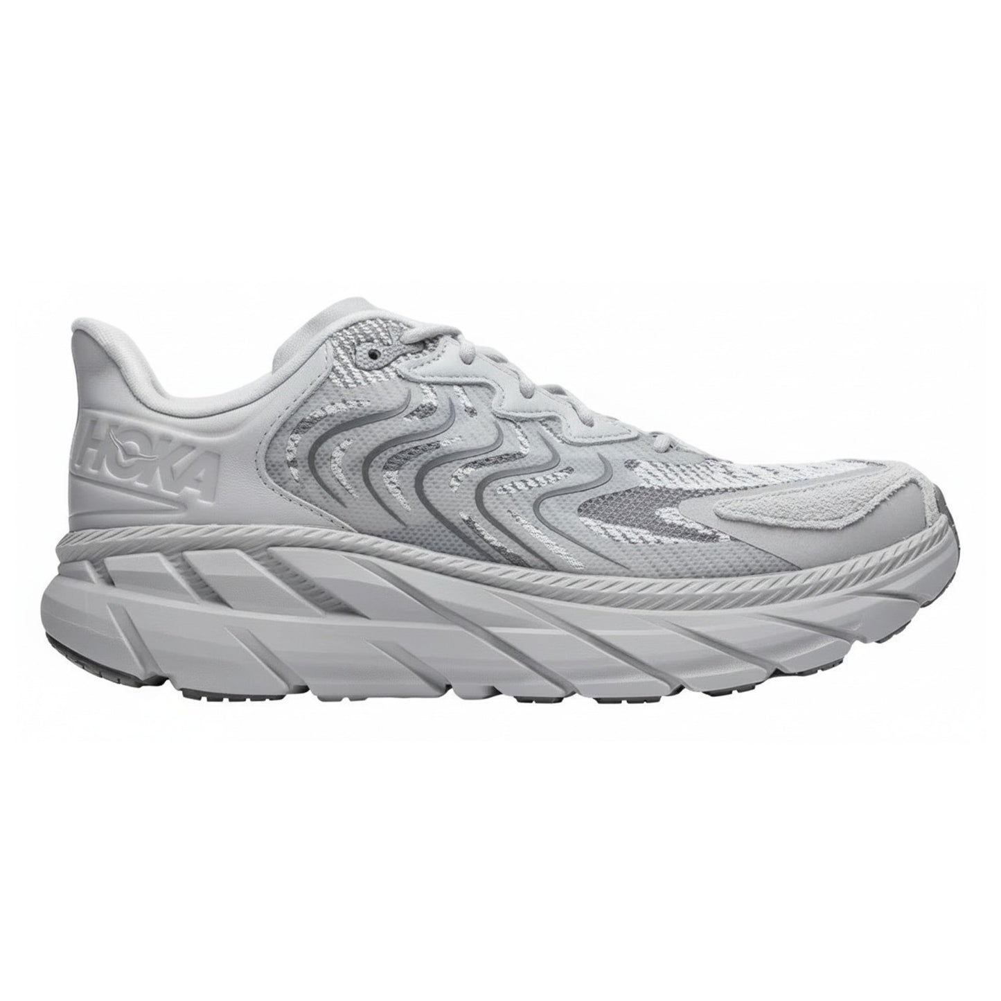 Hoka Men's Clifton Ls 'Galactic Grey' Athletic Shoes