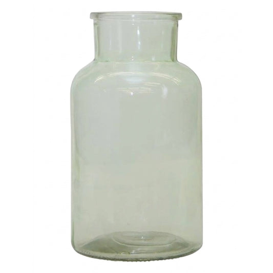 Melrose International Sage Green Glass Vase 10.24"H