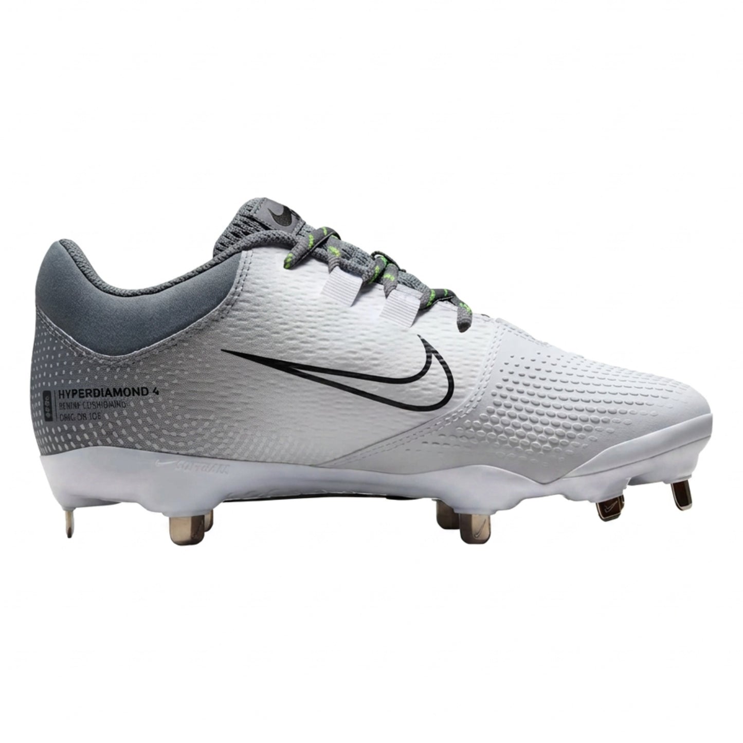 Nike Women's Hyperdiamond 4 Pro 'Cool Grey Volt' Sneakers