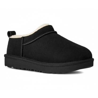 UGG Kids Classic Micro Slipper 'Black' Slippers