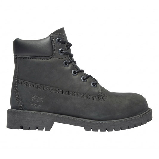 Timberland Grade School 6 Inch Premium Junior 'Black' Boots