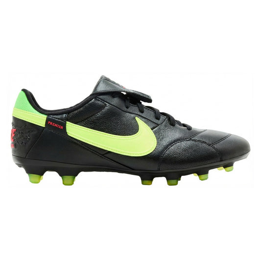 Nike Men's Premier 3 Low Fg 'Black Green Strike' Shoes