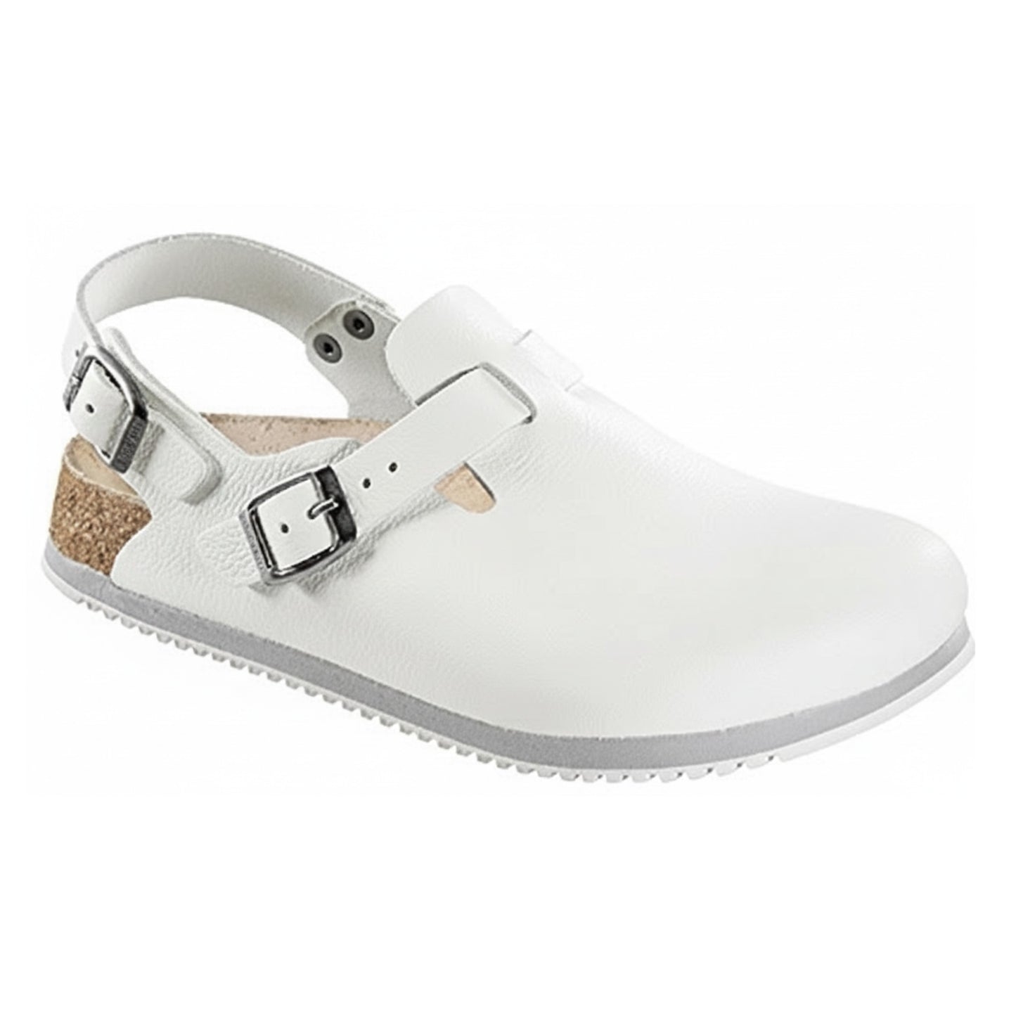 Birkenstock Tokio Super Grip Leather White