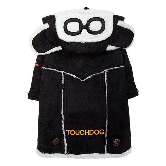 Pet Life Touchdog 'Tuskegee' Aero-Vintage Designer Dog Coat