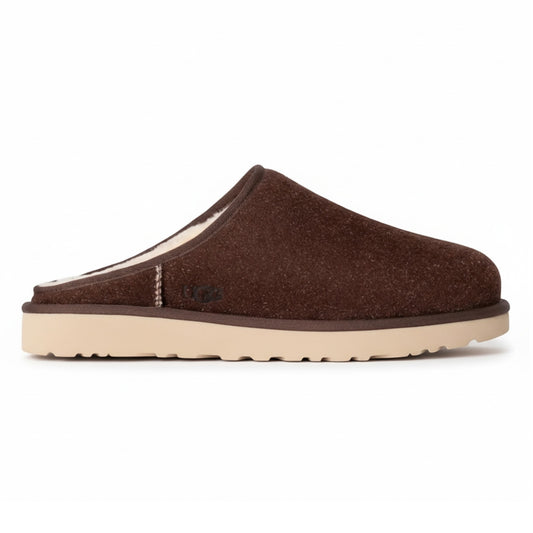 UGG Men's Classic Slip-On Shaggy Suede Slipper 'Burnt Cedar' Slippers