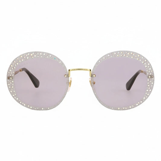 Gucci Round-Frame Metal Sunglasses - GG0899S-30010510-001