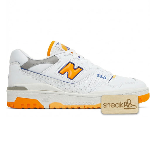 New Balance Men's 550 'White Vibrant Orange' Bras