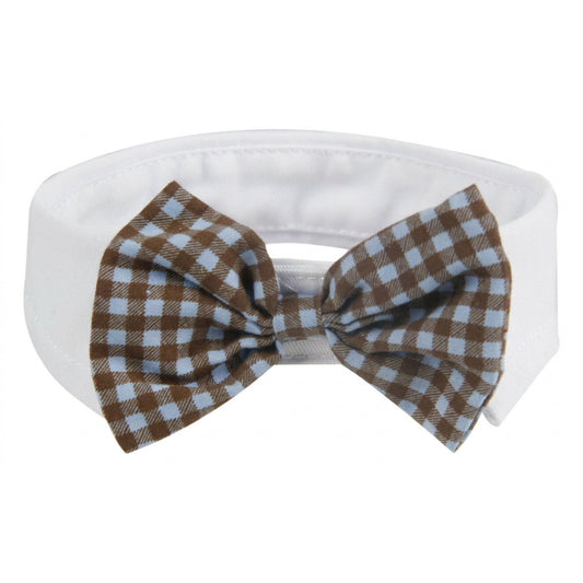Pet Life Fashionable and Trendy Dog Bowtie - Black, White - One Size