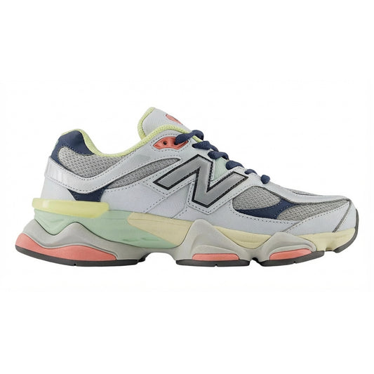 New Balance Men's 9060 'Grey Yellow Navy' Sneakers