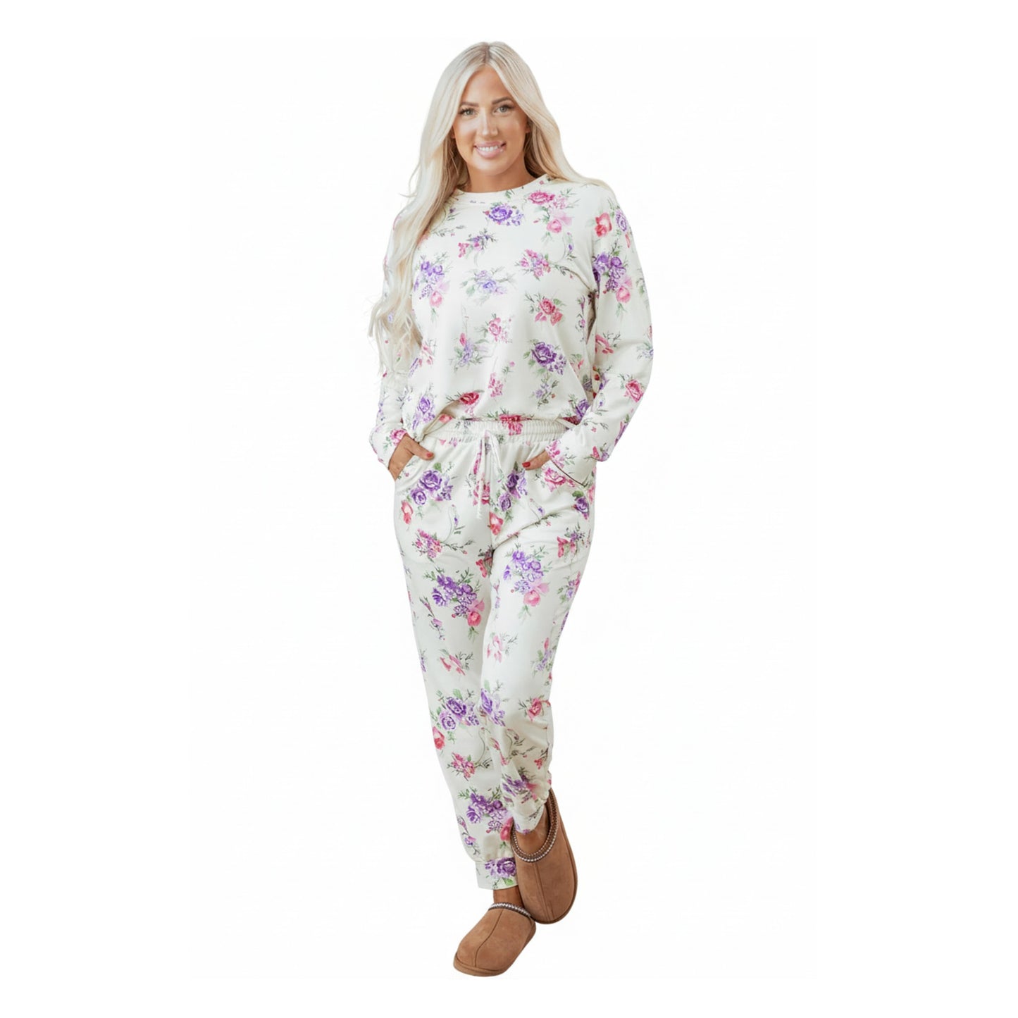 Threaded Pear Anna Pullover Drawstring Lounge Pants