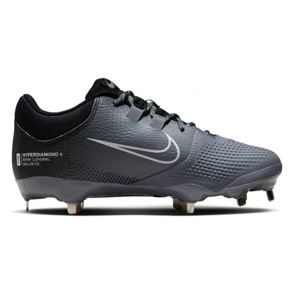 Nike Women's Hyperdiamond 4 Pro 'Black Cool Grey' Sneakers