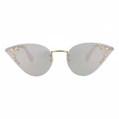 Gucci Cat Eye-Frame Metal Sunglasses - GG0898S-30010504-002