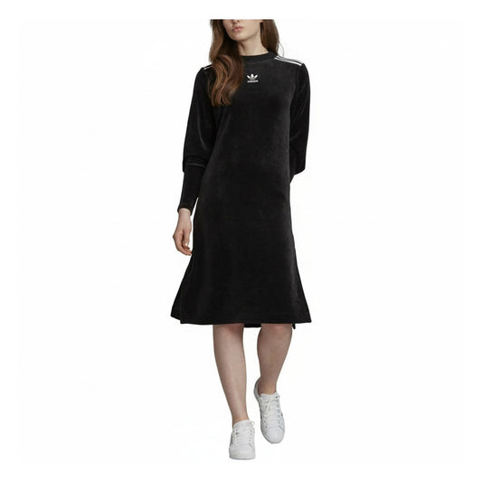 Women's adidas Originals Plush Velour Trefoil Dress
