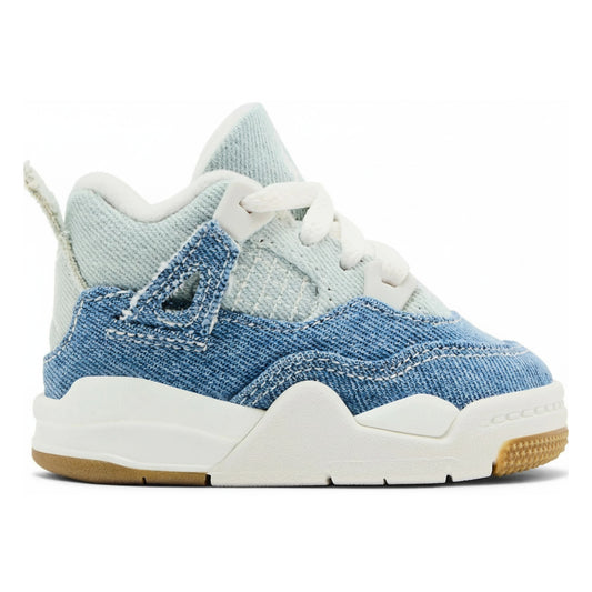 Nike Toddlers Air Jordan Retro 4 TEX 'Denim Worn Blue'
