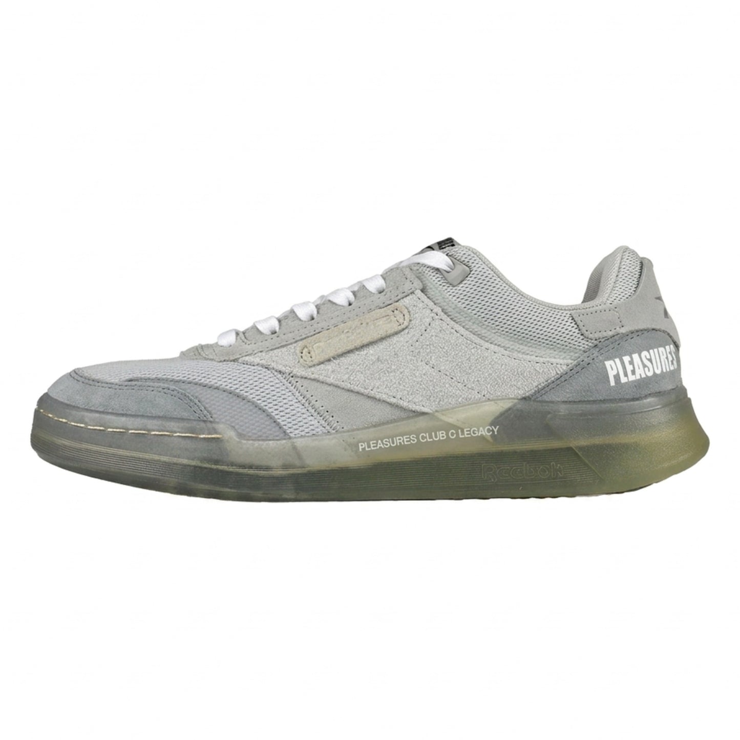 Reebok Men's Pleasures Club C Legacy Shoes - Pure Grey/Pure Grey/Straw