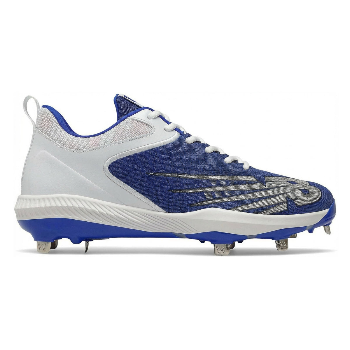 New Balance L4040V5 Metal Baseball Cleats - Royal Blue/White New Balance L4040v5 Metal — Baseball 365 main image 2