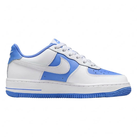 Nike Grade School Air Force 1 Low 'White Light Blue' Gs Sneakers