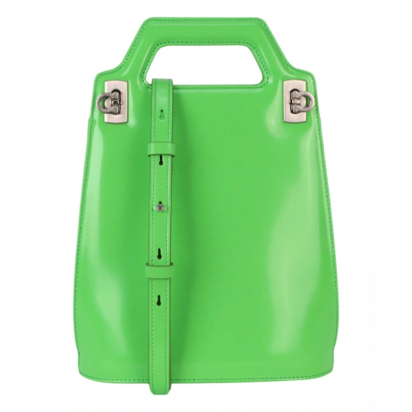 Ferragamo Micro Wanda Patent Leather Shoulder Bag
