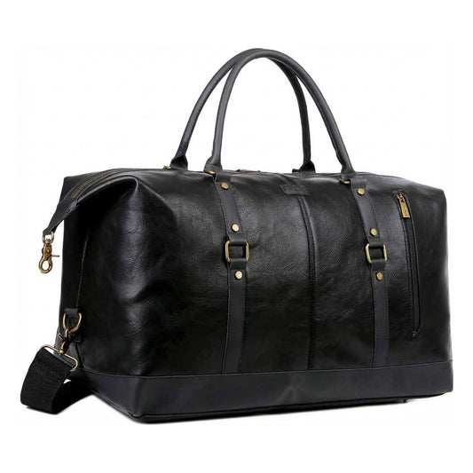 Leather Travel Duffel Bag – Vintage Carry-On Weekender