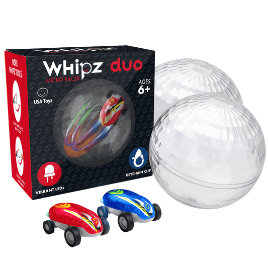 USA Toyz Whipz Micro Racers Toy Cars (Glow in the Dark)