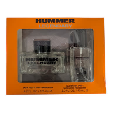 Hummer Legendary 2 Pcs Set for Men: 4.2 Eau De Toilette Spray + 3 Oz Body Spray