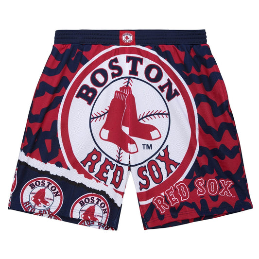 Mitchell & Ness MLB Jumbotron 2.0 Sublimated Shorts Boston Red Sox Shorts