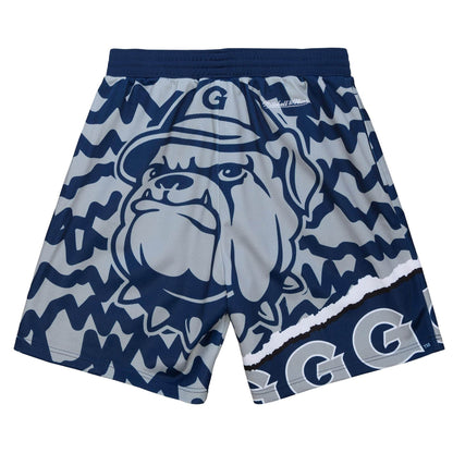 Mitchell & Ness Ncaa Jumbotron 2.0 Sublimated Shorts Georgetown Hoyas Shorts