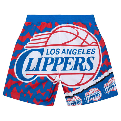 Mitchell & Ness NBA Jumbotron 2.0 Sublimated Shorts La Clippers Shorts