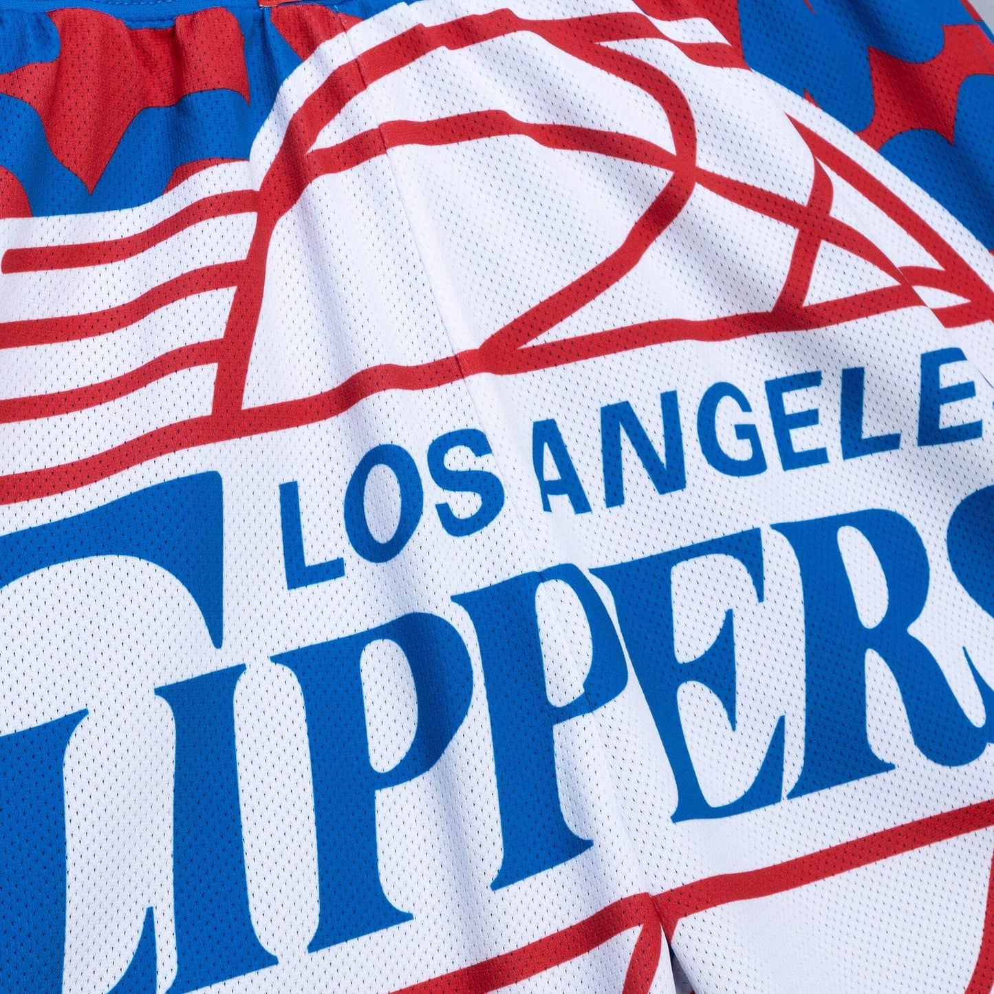 Mitchell & Ness NBA Jumbotron 2.0 Sublimated Shorts La Clippers