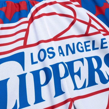 Mitchell & Ness NBA Jumbotron 2.0 Sublimated Shorts La Clippers Shorts