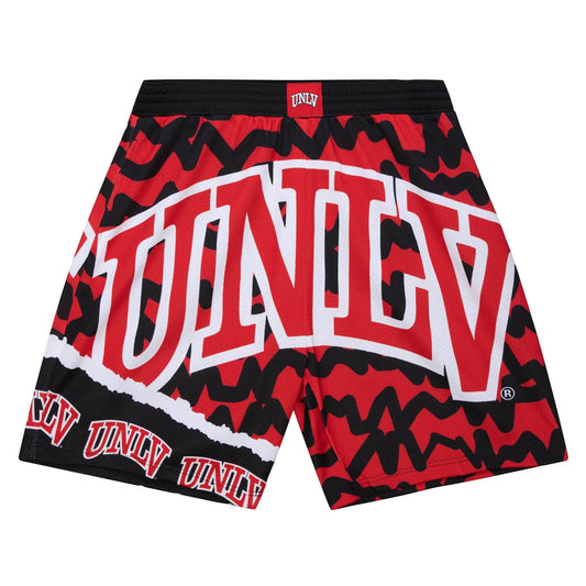 Mitchell & Ness Ncaa Jumbotron 2.0 Sublimated Shorts Unlv Runnin Rebels Shorts