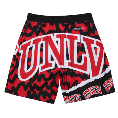 Mitchell & Ness Ncaa Jumbotron 2.0 Sublimated Shorts Unlv Runnin Rebels Shorts