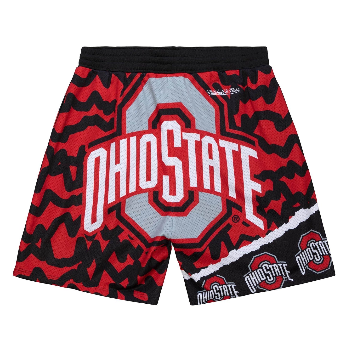 Mitchell & Ness Ncaa Jumbotron 2.0 Sublimated Shorts Ohio State Buckeyes