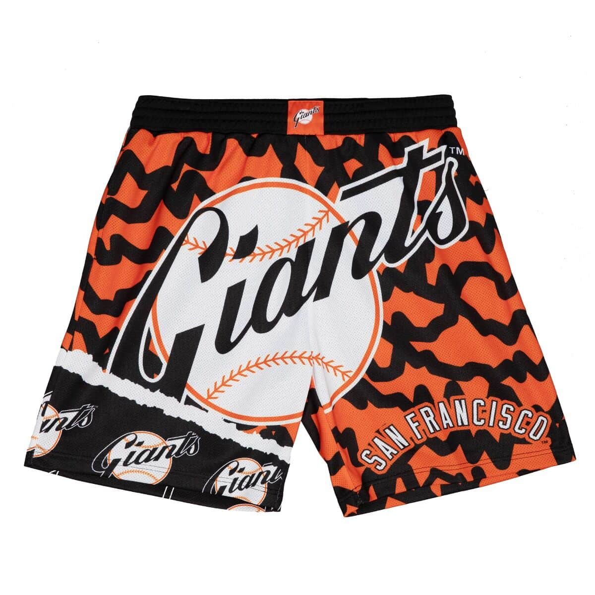 Mitchell & Ness MLB Jumbotron 2.0 Sublimated Shorts San Francisco Giants