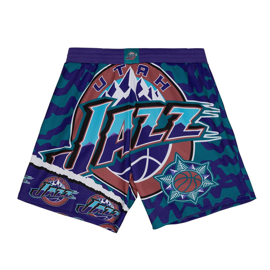 Mitchell & Ness NBA Jumbotron 2.0 Sublimated Shorts Utah Jazz